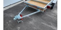 FREEDOM GALVENIZED 4X8 FOLDING TRAILER 2000LBS CAPACITY ASSEMBLED WITH 5/8'' PLYWOOD