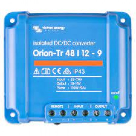 ORION 48VOLTS TO 12 VOLTS 9 AMPS CONVERTER BY VICTRON